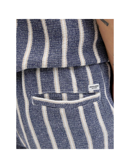 Jack&jones krótkie joggery jpstjaiden coba stripe jog shorts reg sn 12274413 ocean cavern