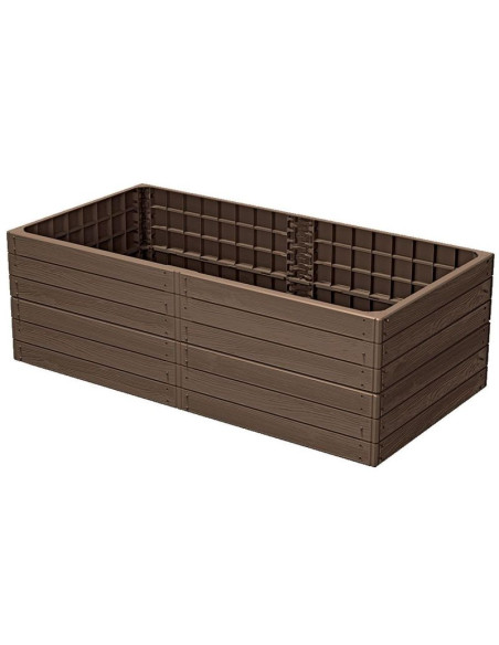 Grządka rabat ogrodowa obrzeże base wood 149x75cm rustykalna cegła