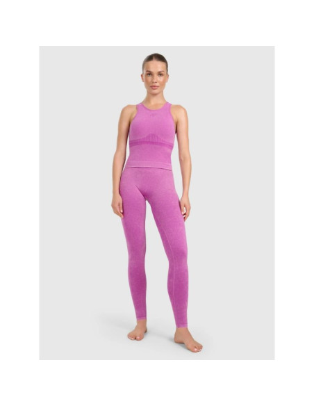 Legginsy do jogi i pilatesu bezszwowe damskie 4f 4fwaw25tftif407-54a