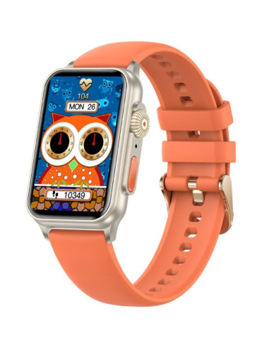 Smartwatch damski rubicon rncf06 tytan/orange smarub221