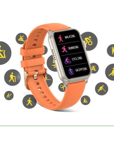 Smartwatch damski rubicon rncf06 black smarub222