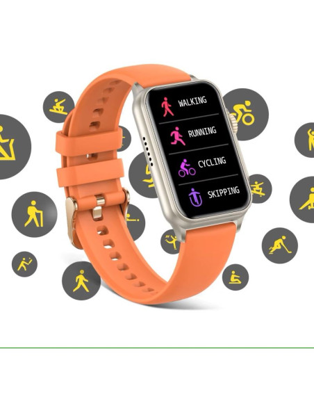 Smartwatch damski rubicon rncf06 black smarub222