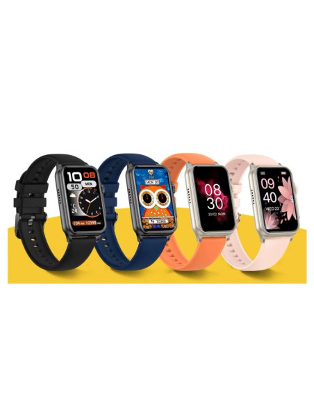 Smartwatch damski rubicon rncf06 black smarub222