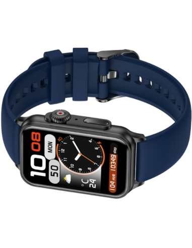 Smartwatch damski rubicon rncf06 black/dark blue smarub220