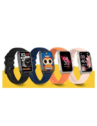 Smartwatch damski rubicon rncf06 black/dark blue smarub220