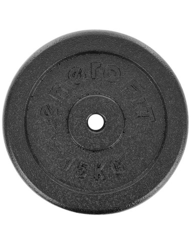 Obciążenie żeliwne czarne 15 kg enero fit fi26,5