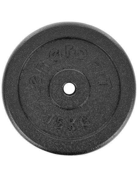 Obciążenie żeliwne czarne 15 kg enero fit fi26,5