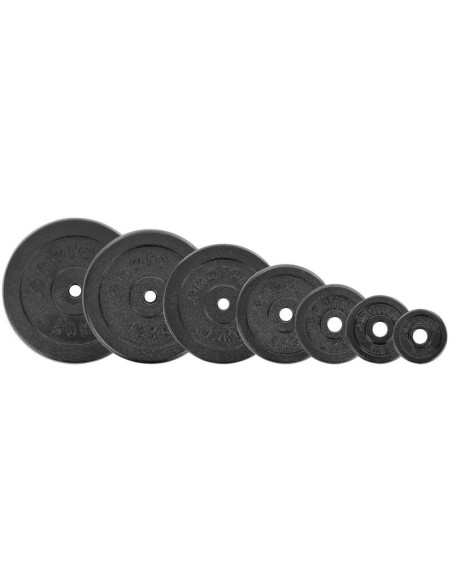 Obciążenie żeliwne czarne 15 kg enero fit fi26,5