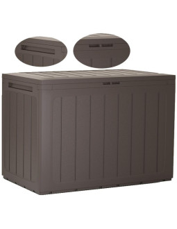 Skrzynia ogrodowa 190l brąz boardebox 2