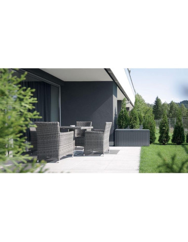 Skrzynia ogrodowa 190l brąz boardebox