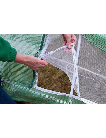 Szklarnia tunel ogrodowy zielony 180x133x93/30cm