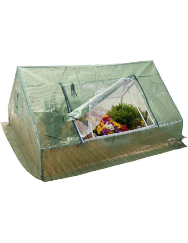 Szklarnia tunel ogrodowy zielony 180x133x93/30cm