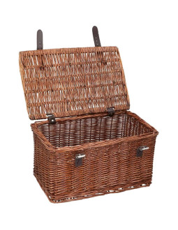 Koszyk rowerowy wiklinowy na przód 45x30x25cm bicycle gear