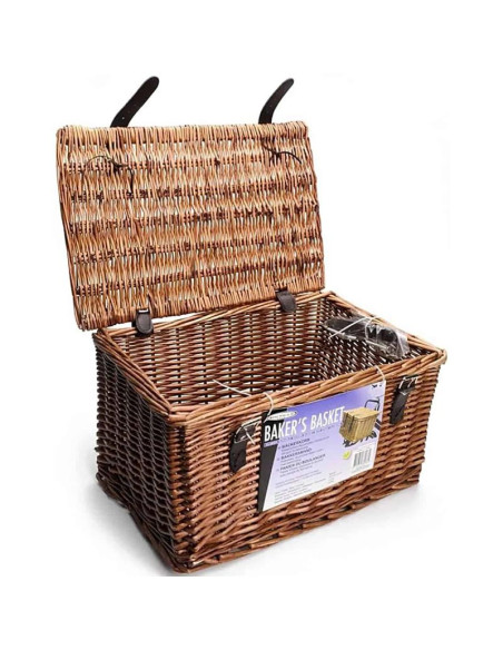 Koszyk rowerowy wiklinowy na przód 45x30x25cm bicycle gear