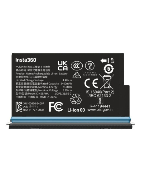 Insta360 x5 battery