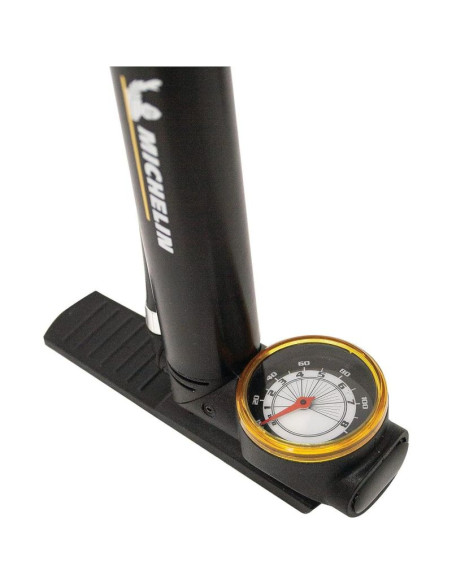 Pompka rowerowa mini z manometrem 2w1 alu michelin 8 bar(120psi)