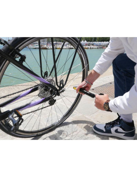 Pompka rowerowa mini z manometrem 2w1 alu michelin 8 bar(120psi)