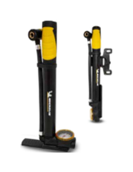 Pompka rowerowa mini z manometrem 2w1 alu michelin 8 bar(120psi)
