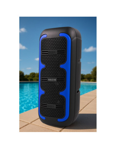 Squeak głośnik karaoke beatone bluetooth 5.3, 45w radio fm, microsd, aux, usb, usb-c sq1009