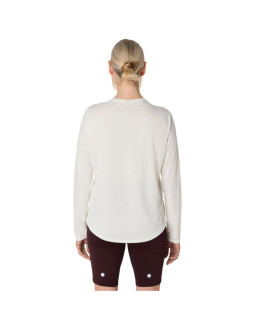 Asics fujitrail logo ls top 2012d315-100 białe m 2