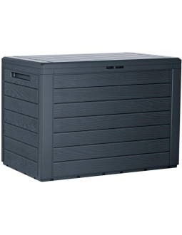 Skrzynia ogrodowa 190l antracyt woodebox
