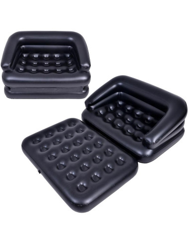 Sofa łóżko dmuchane 198x138x62cm 5w1 24001