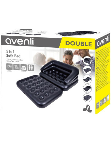 Sofa łóżko dmuchane 198x138x62cm 5w1 24001