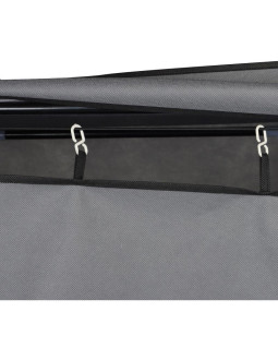 Szafa tekstylna garderoba 168x45x172cm ciemnoszara 45238 2