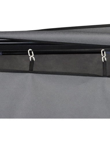 Szafa tekstylna garderoba 168x45x172cm ciemnoszara 45238