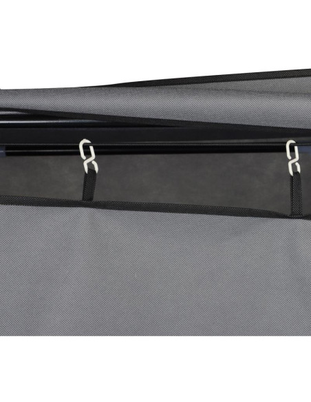 Szafa tekstylna garderoba 168x45x172cm ciemnoszara 45238