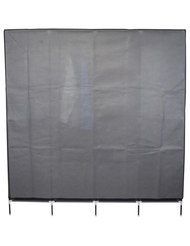 Szafa tekstylna garderoba 168x45x172cm ciemnoszara 45238
