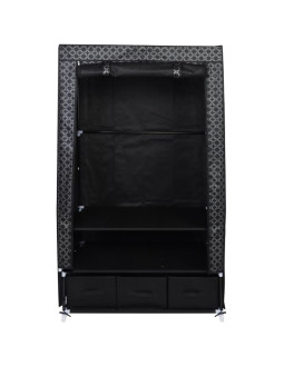 Szafa tekstylna garderoba 88x50x160cm ornament 45245