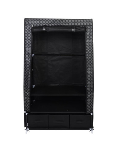 Szafa tekstylna garderoba 88x50x160cm ornament 45245