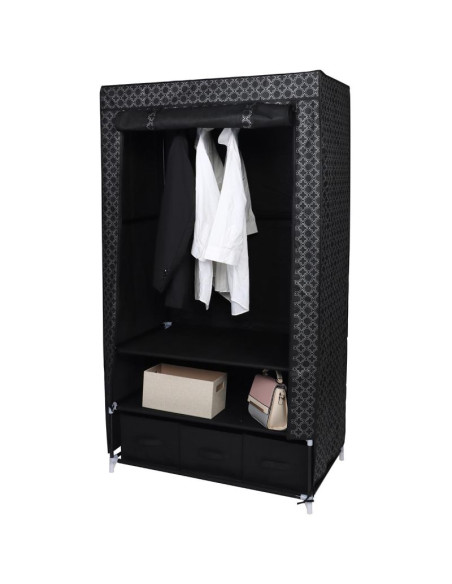 Szafa tekstylna garderoba 88x50x160cm ornament 45245