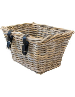 Koszyk rowerowy wiklinowy na przód 39x30x24cm xqmax 2