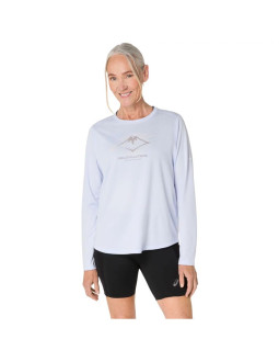 Asics fujitrail logo ls top 2012d315-400 niebieskie l