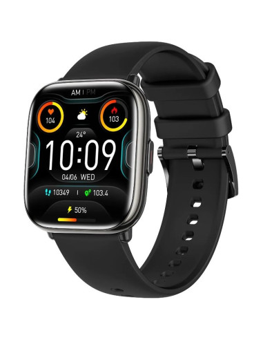 Smartwatch damski rubicon rncf31 black