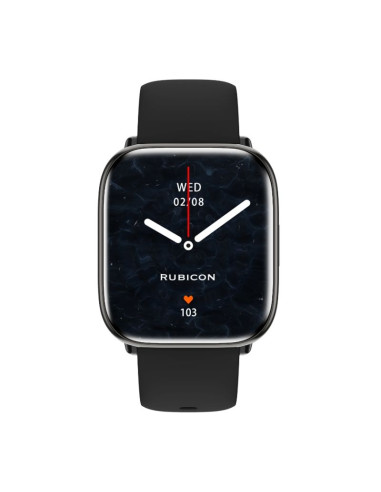 Smartwatch damski rubicon rncf31 black