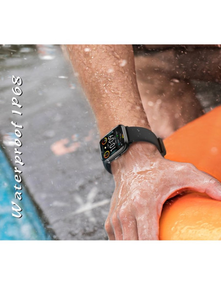 Smartwatch damski rubicon rncf31 black