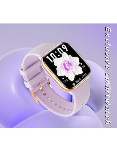 Smartwatch damski rubicon rncf31 black