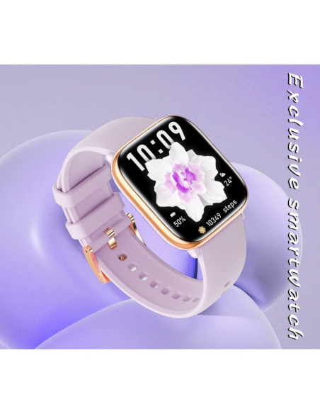 Smartwatch damski rubicon rncf31 black