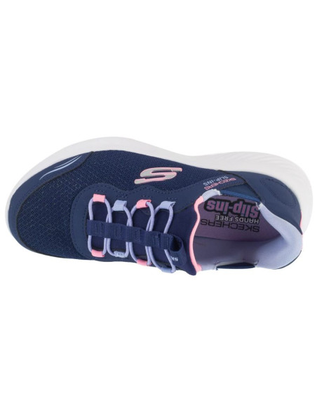 Skechers slip-ins: bounder - simple cut 303585l-nvy granatowe 28