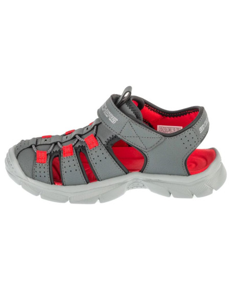 Skechers relix sandal 406521l-ccrd szare 28