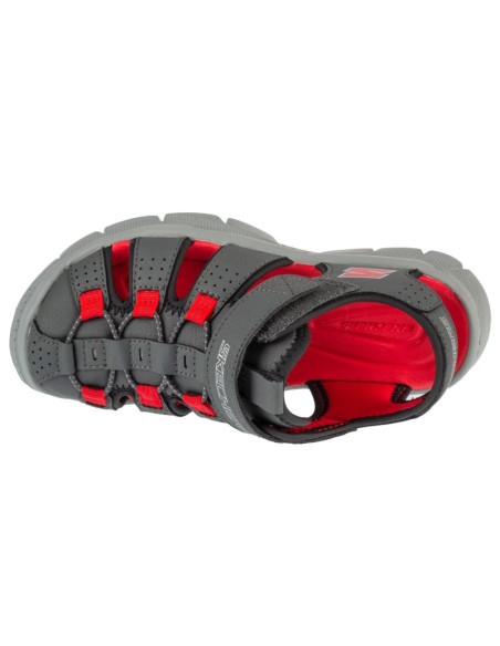 Skechers relix sandal 406521l-ccrd szare 28