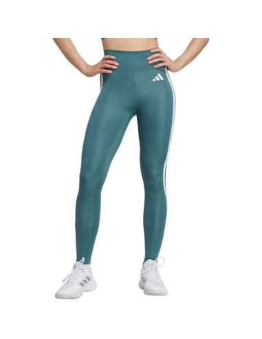 Legginsy damskie adidas optime essentials 3-stripes 7/8 zielone jy2152