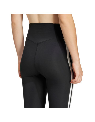 Legginsy damskie adidas optime essentials 3-stripes 7/8 czarne jd6545