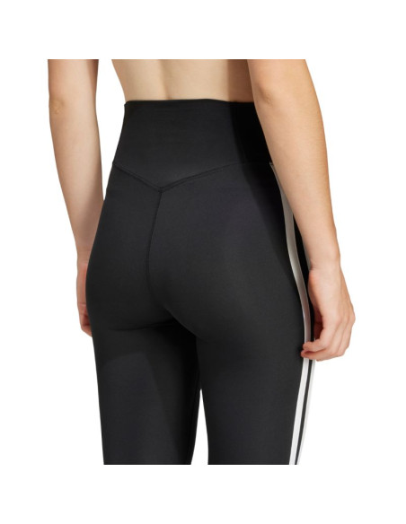 Legginsy damskie adidas optime essentials 3-stripes 7/8 czarne jd6545