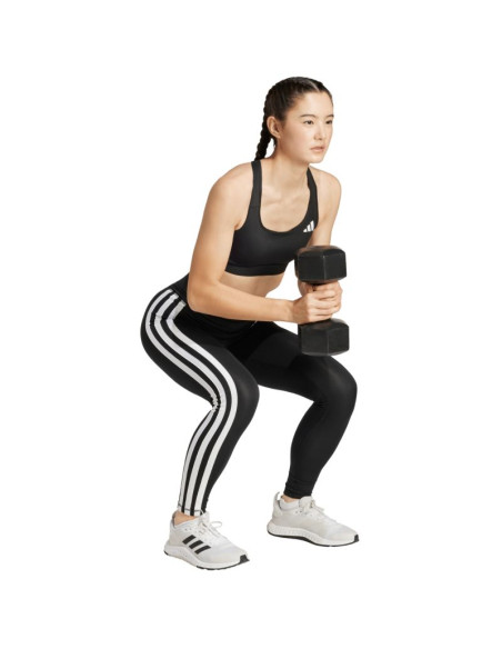 Legginsy damskie adidas optime essentials 3-stripes 7/8 czarne jd6545