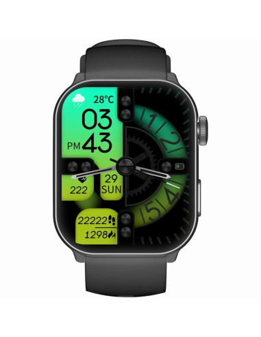 Smartwatch męski gravity gt28-1 pasek + bransoleta czarny