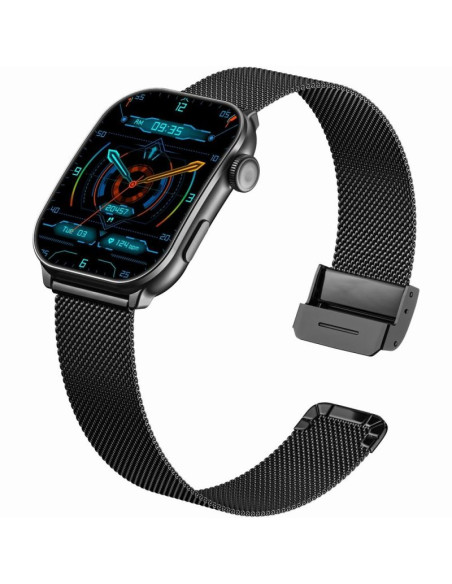 Smartwatch męski gravity gt28-1 pasek + bransoleta czarny